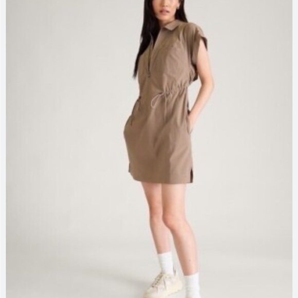 Athleta NWOT Topspin Dress Color: Pyrite size Small - Picture 1 of 16